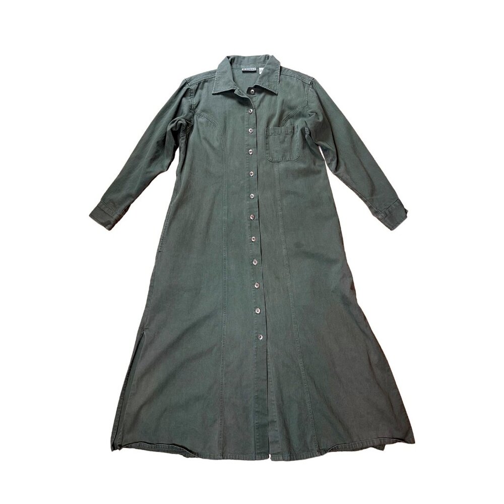 Vintage Sunbelt Military Shirt Dress‎